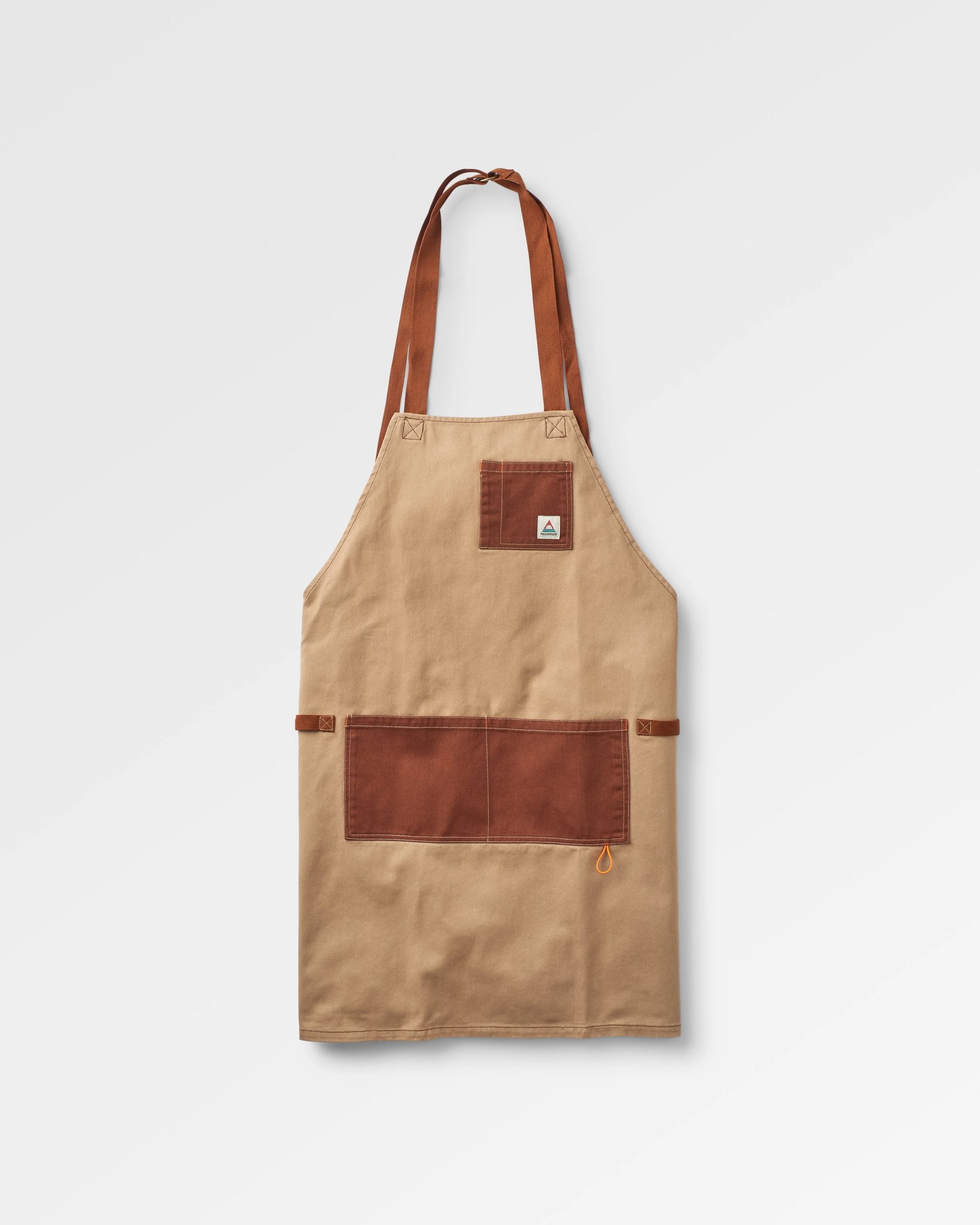 Campfire Recycled Cotton Apron - Elmwood - Flatlay