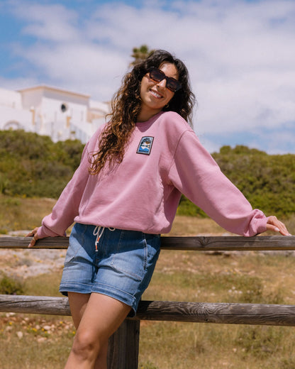 Downtime Heavyweight Sweatshirt - Pink Haze - Lifestyle