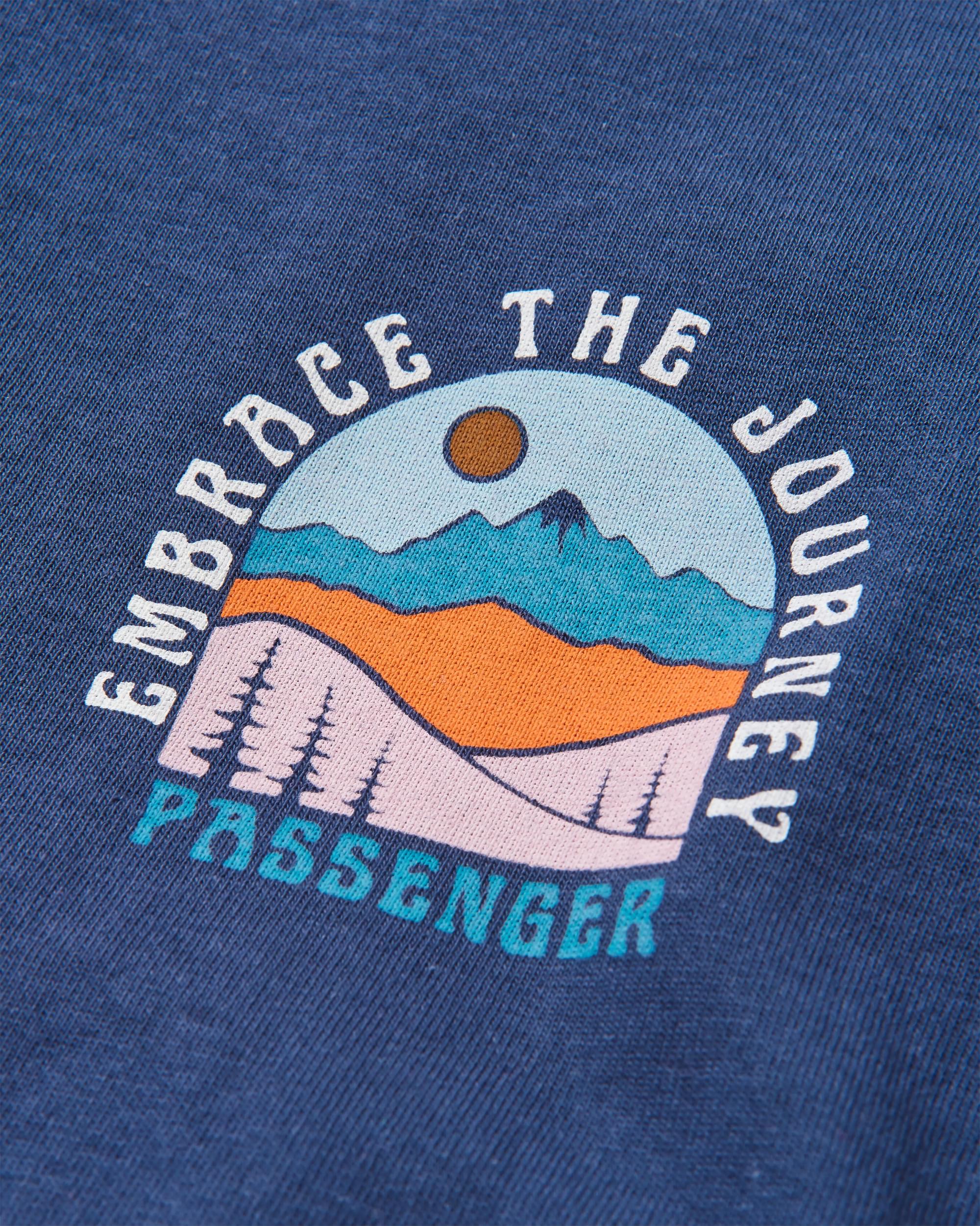 Outlook Recycled LS T-Shirt - Mauve Haze - Flatlay