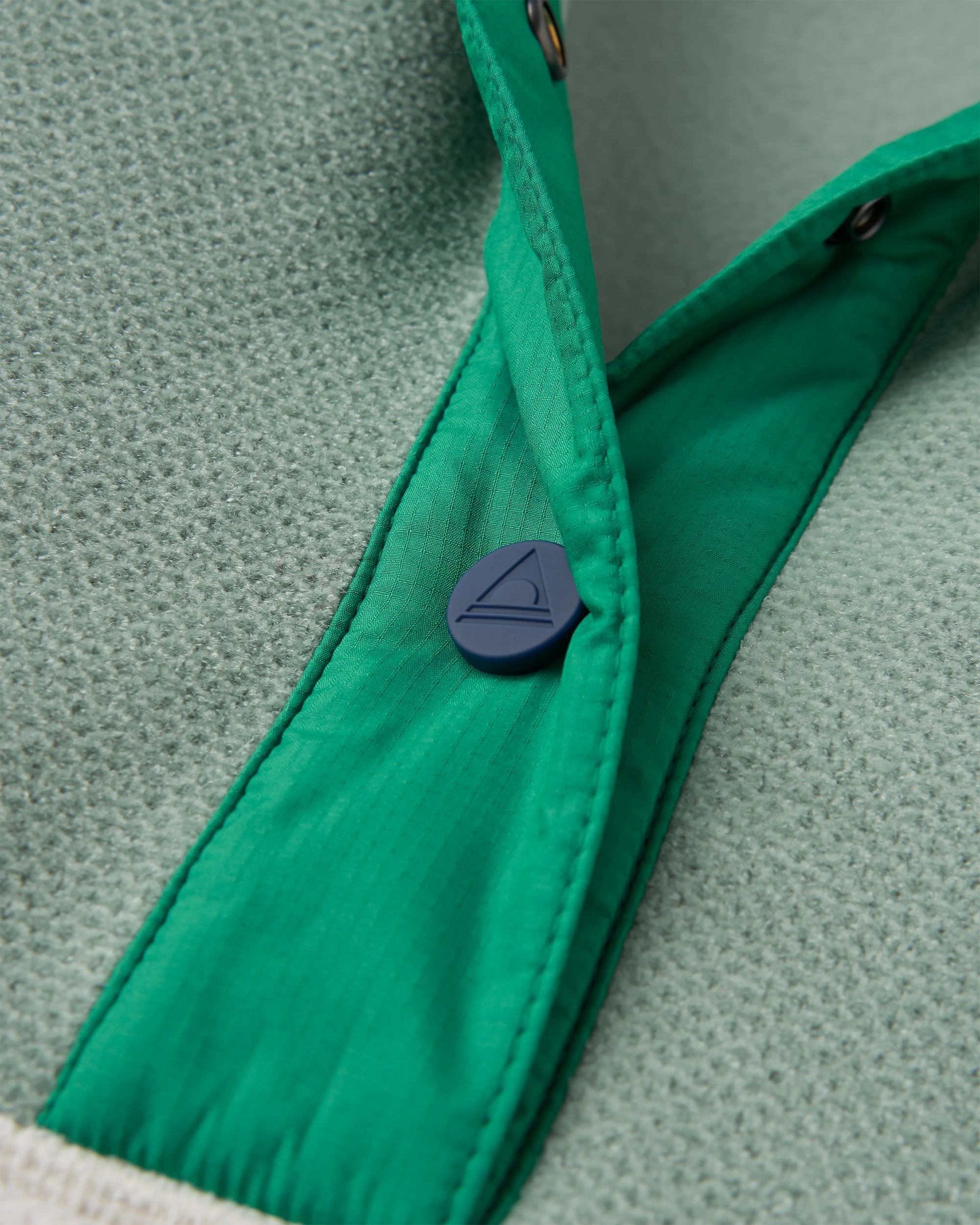 Snowdrop Recycled Polartec® Fleece - Pistachio/Birch - Flatlay