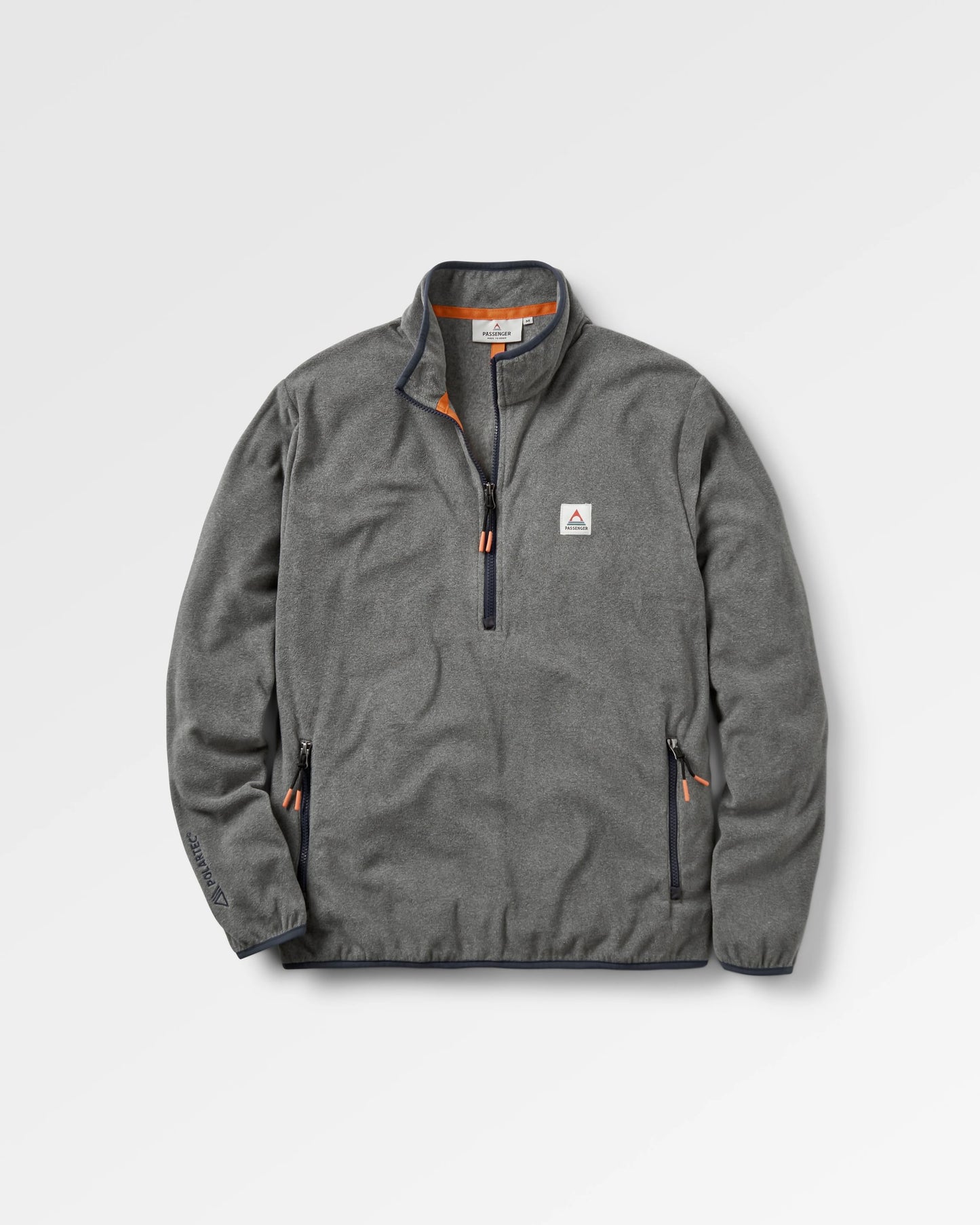 Switchback Recycled Micro Polartec® Fleece - Grey Marl 2