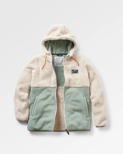 Nestling Recycled Sherpa Hooded Fleece Vintage White – Passenger