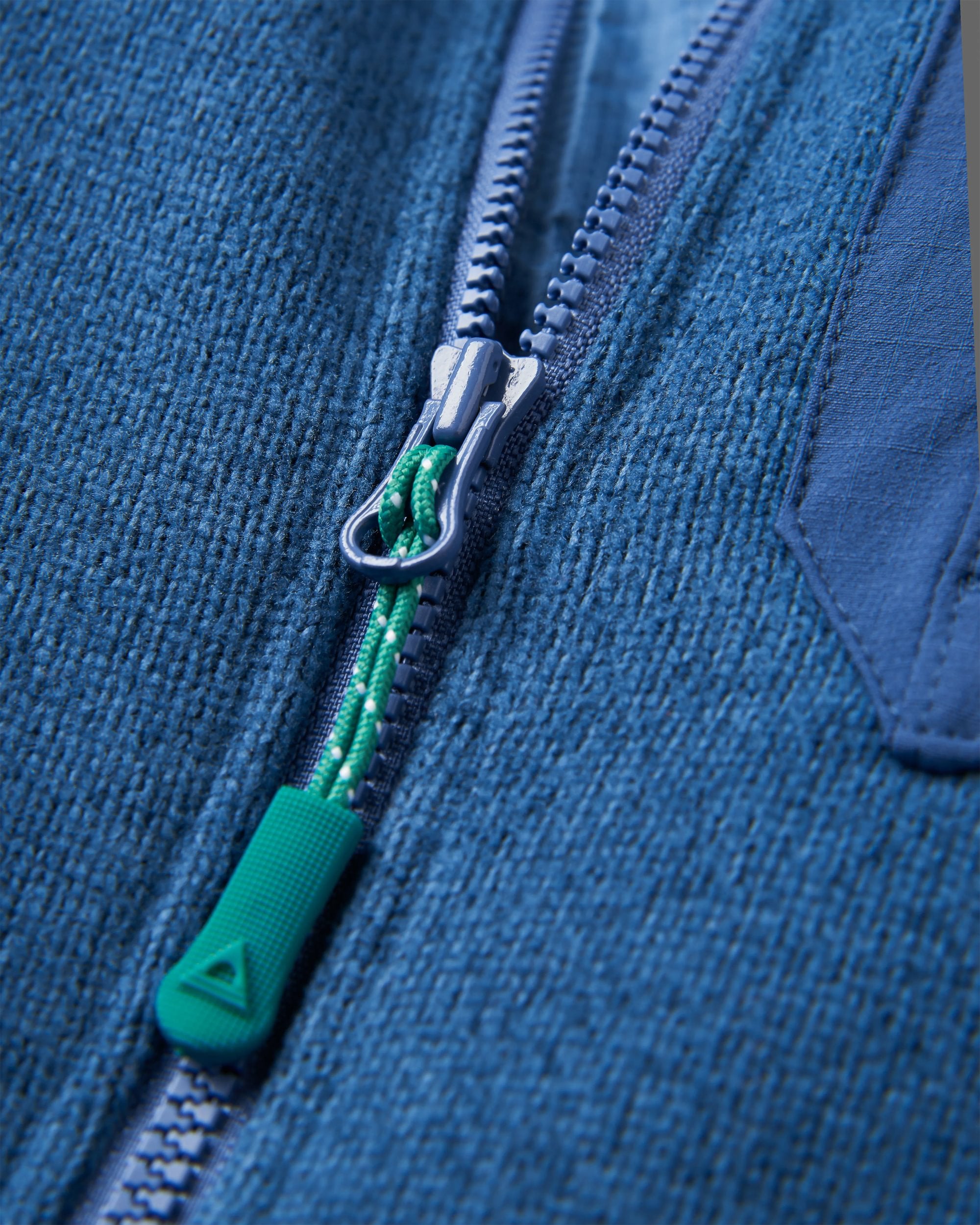 Stargazer Recycled Polartec® Fleece - Dark Denim - Flatlay