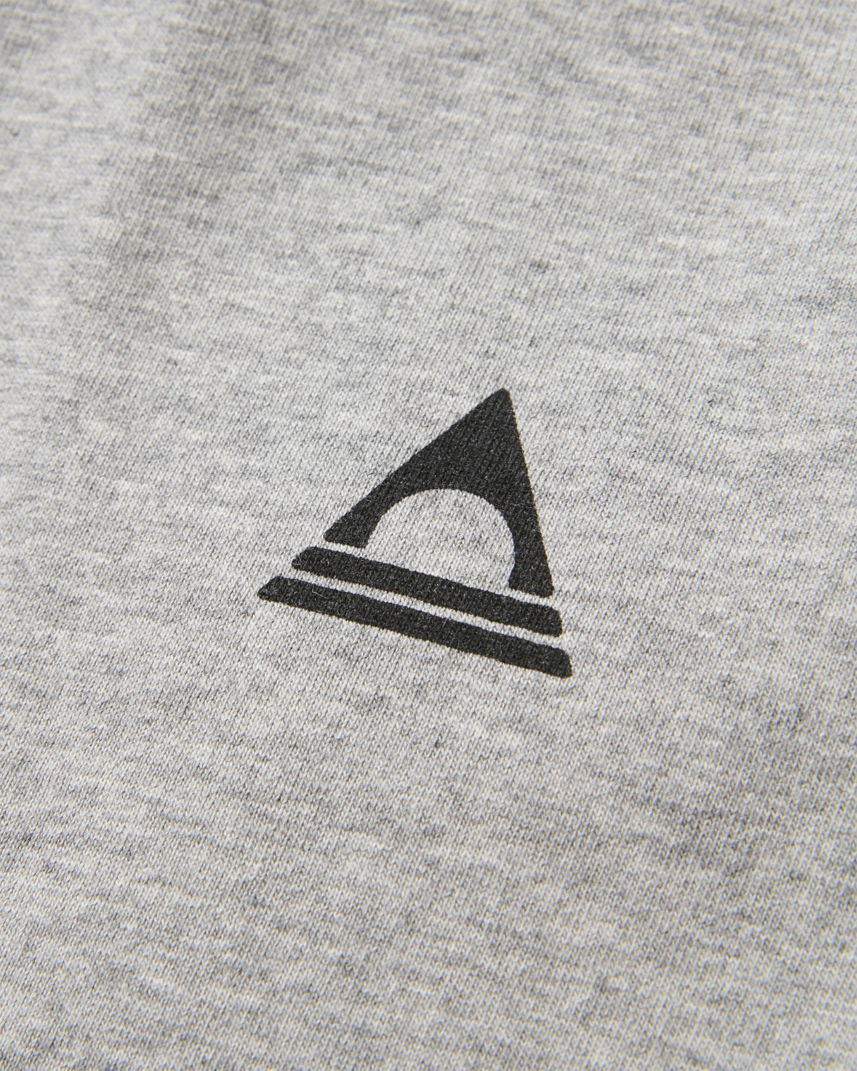 Classic Regular Fit T-Shirt - Mid Grey Marl - Flatlay