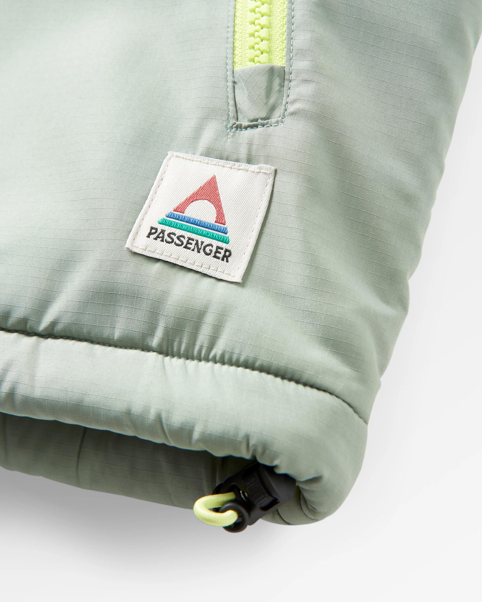 Beebalm Recycled Sherpa Fleece Vest - Pistachio - Flatlay