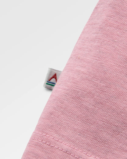 Odyssey Recycled Cotton T-Shirt - Pink Haze - Flatlay