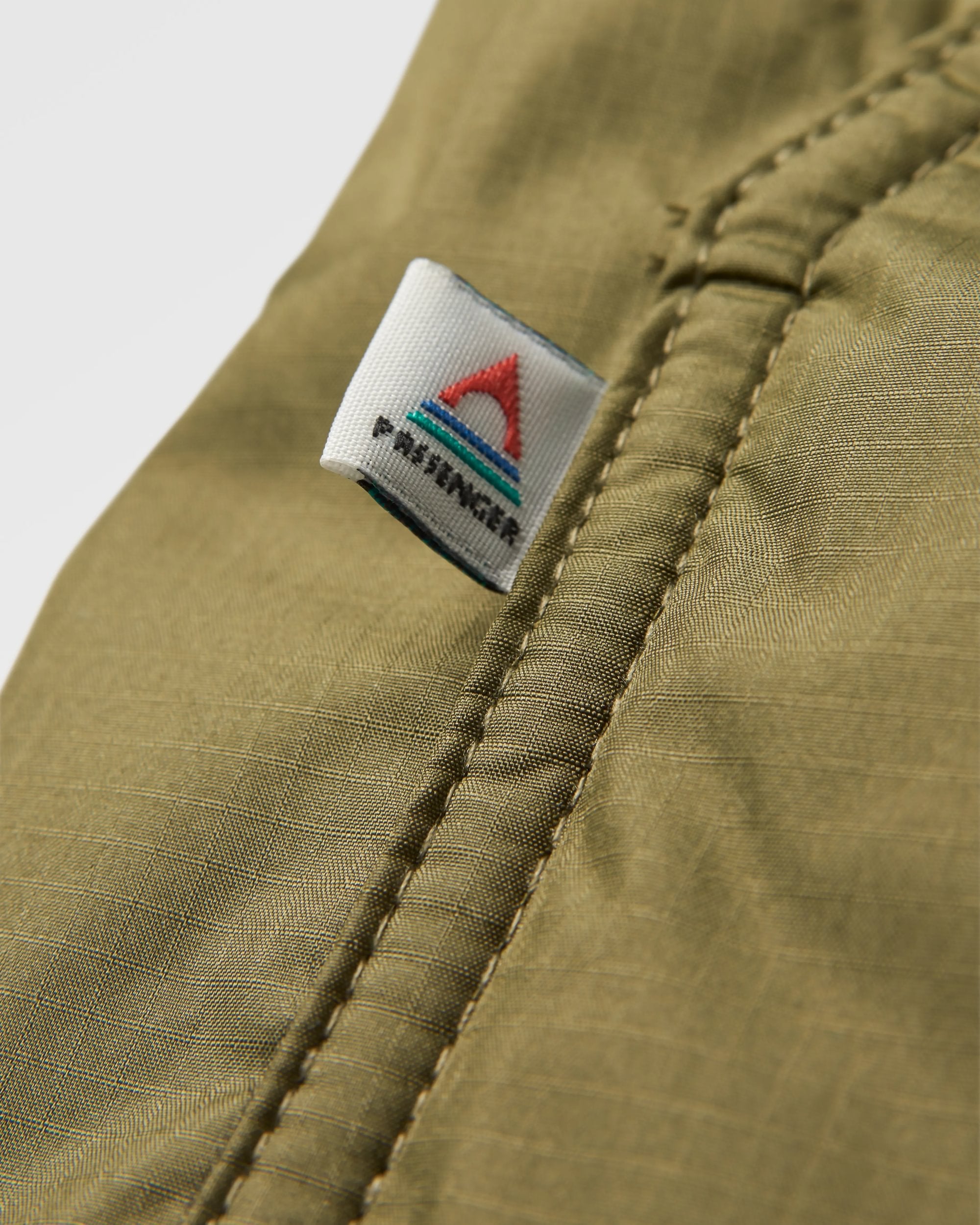 Waves Recycled Sherpa Lined Changing Robe - Khaki - Flatlay