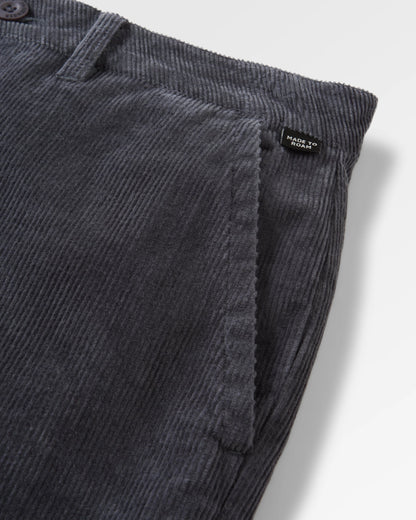 365 Cord Trouser - Charcoal - Flatlay