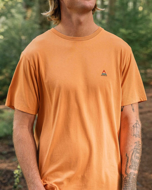 Classic Logo Recycled Cotton T-Shirt - Tangerine