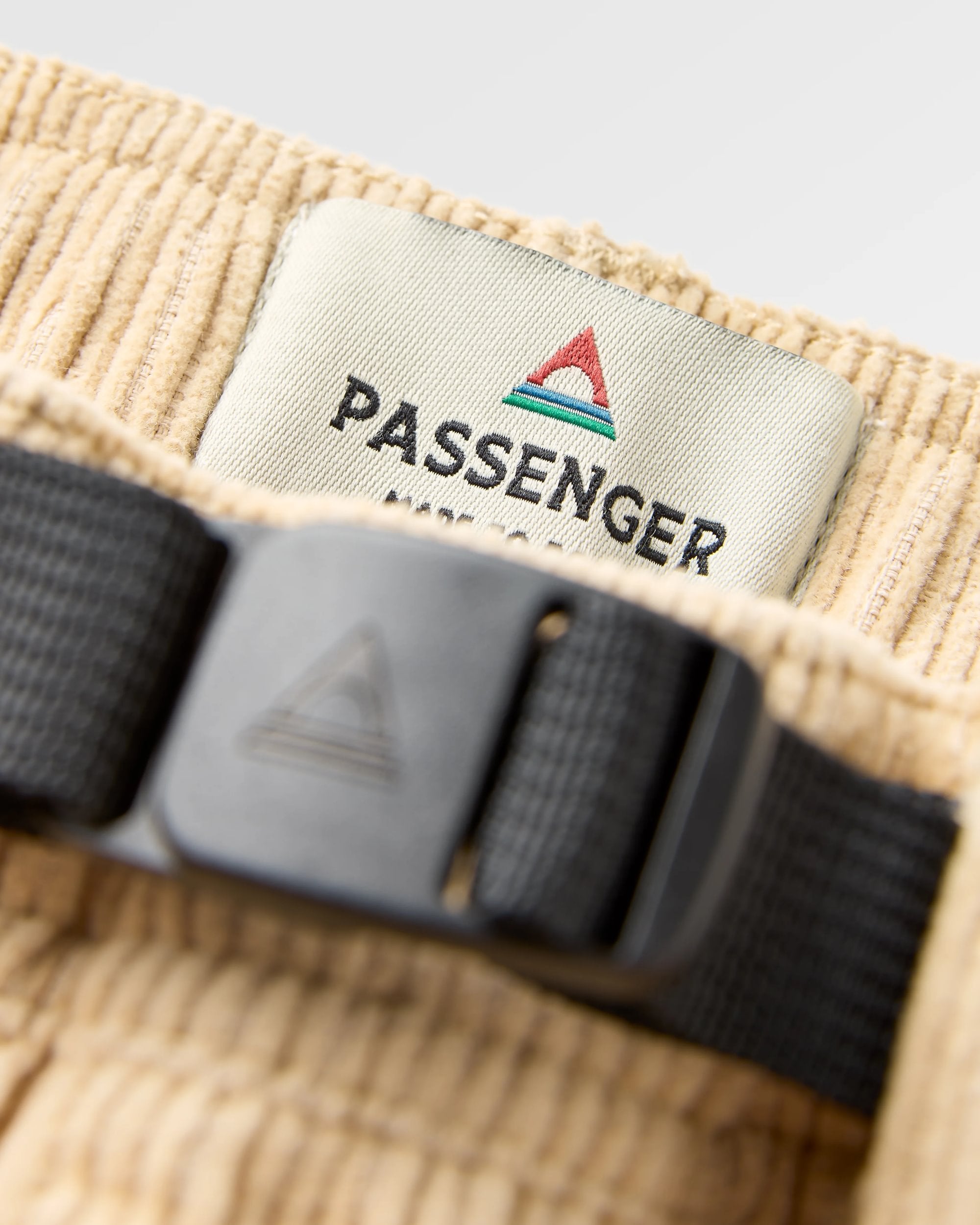 Shack Cord Short - Stone - Flatlay