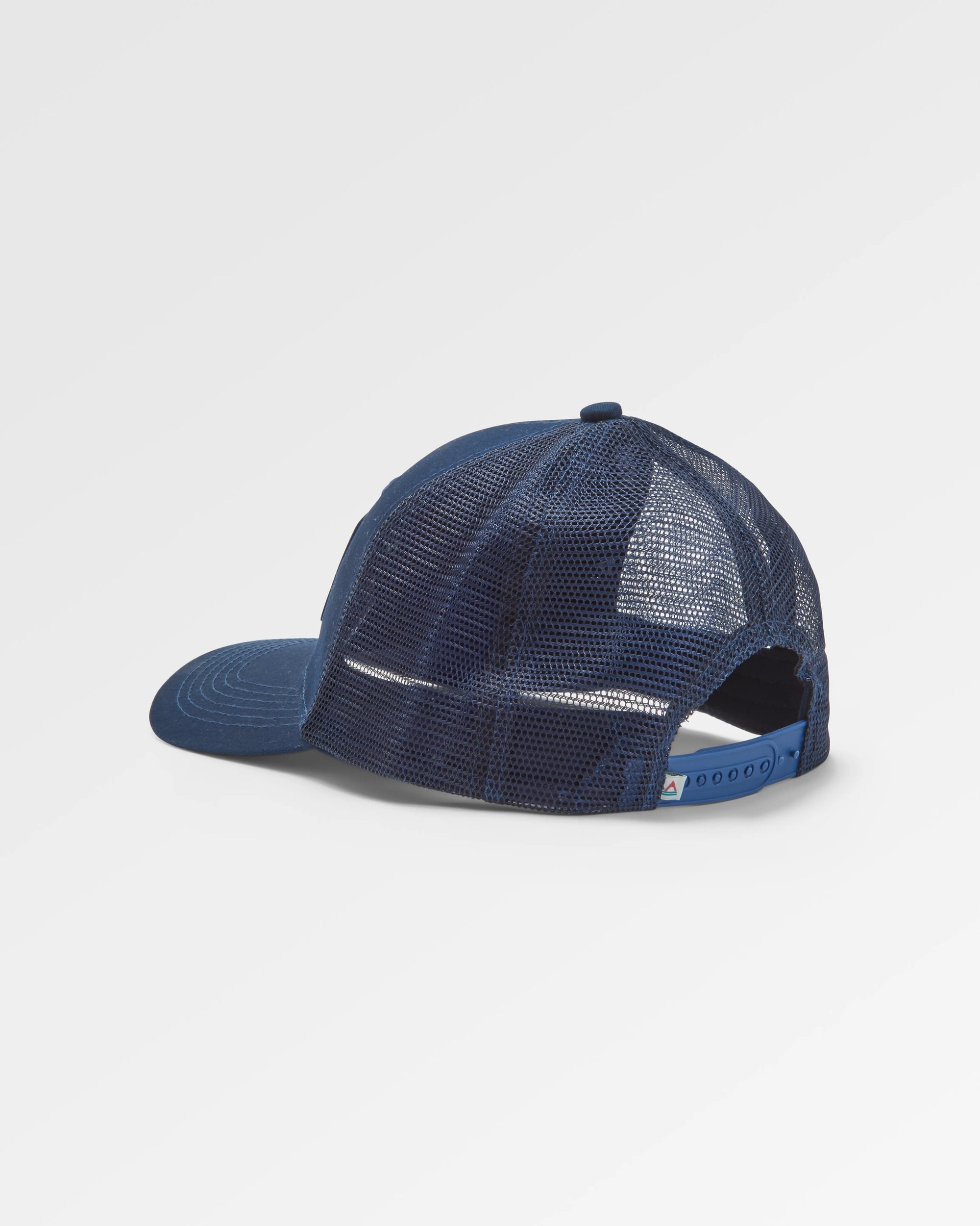 Core Recycled Cotton Trucker Cap - Rich Navy - Flatlay