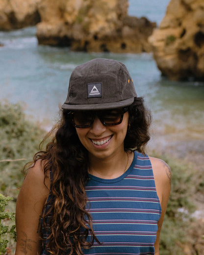 Fixie Cord 5 Panel Cap - Khaki - Lifestyle - Female