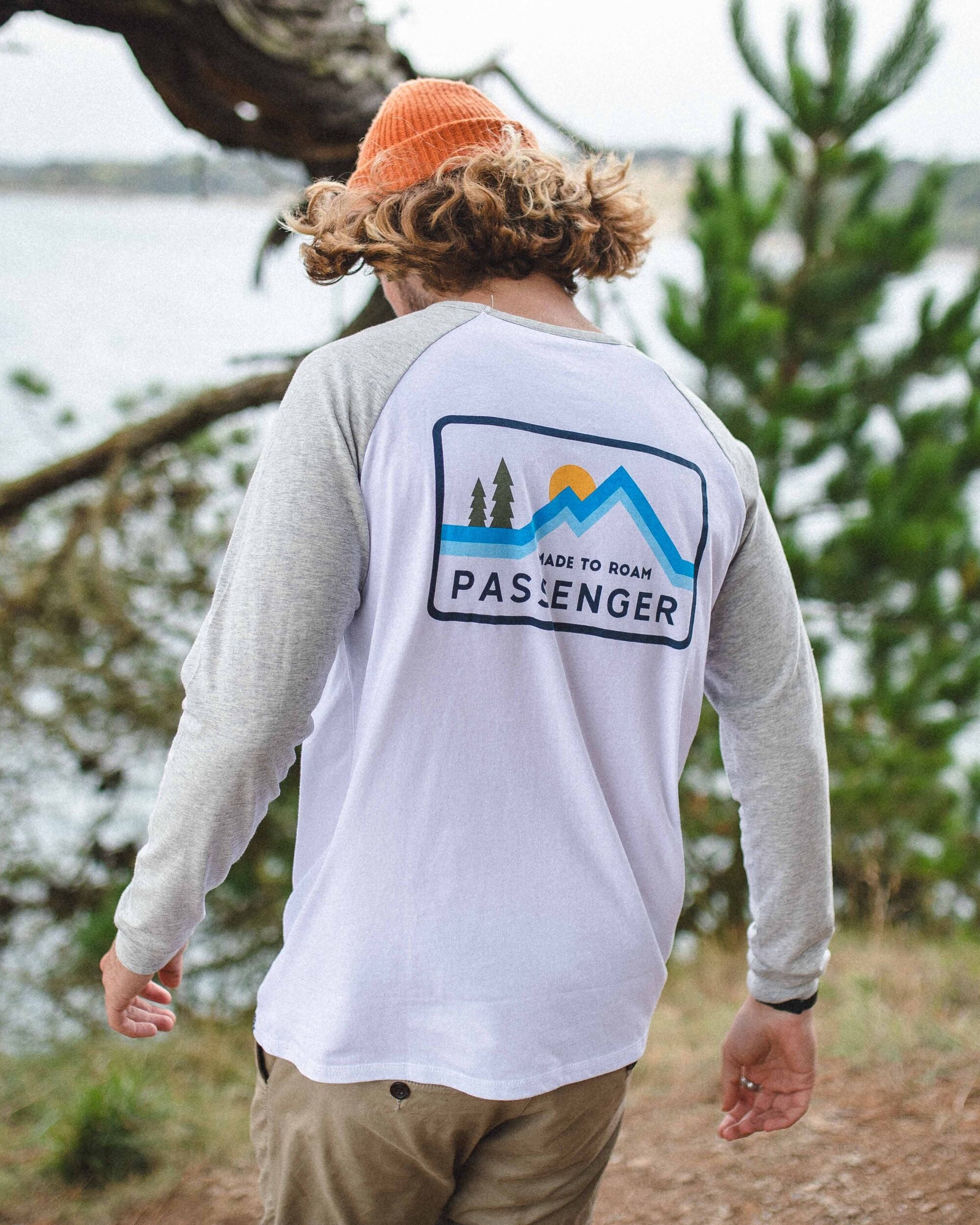 Made To Roam Recycled LS T-Shirt - White - Lifestyle