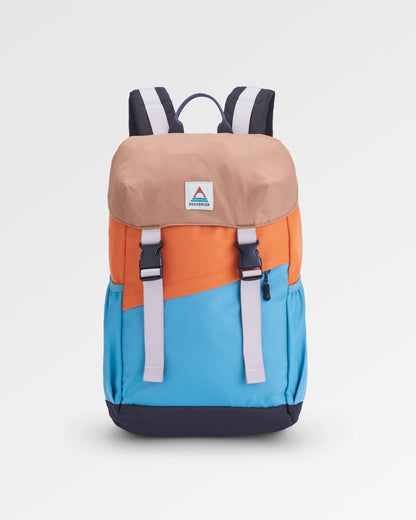 Boondocker Recycled 18L Backpack - Arctic/Retro Orange - Flatlay