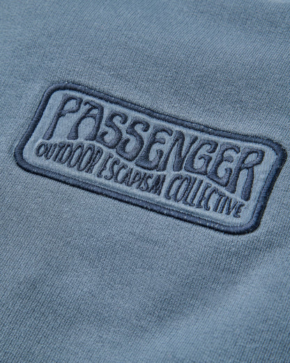 Boundless Relaxed Fit Hoodie - Stormy Blue - Flatlay