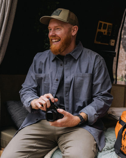 Backcountry Cord Light Shirt - Storm Grey - Lifestyle