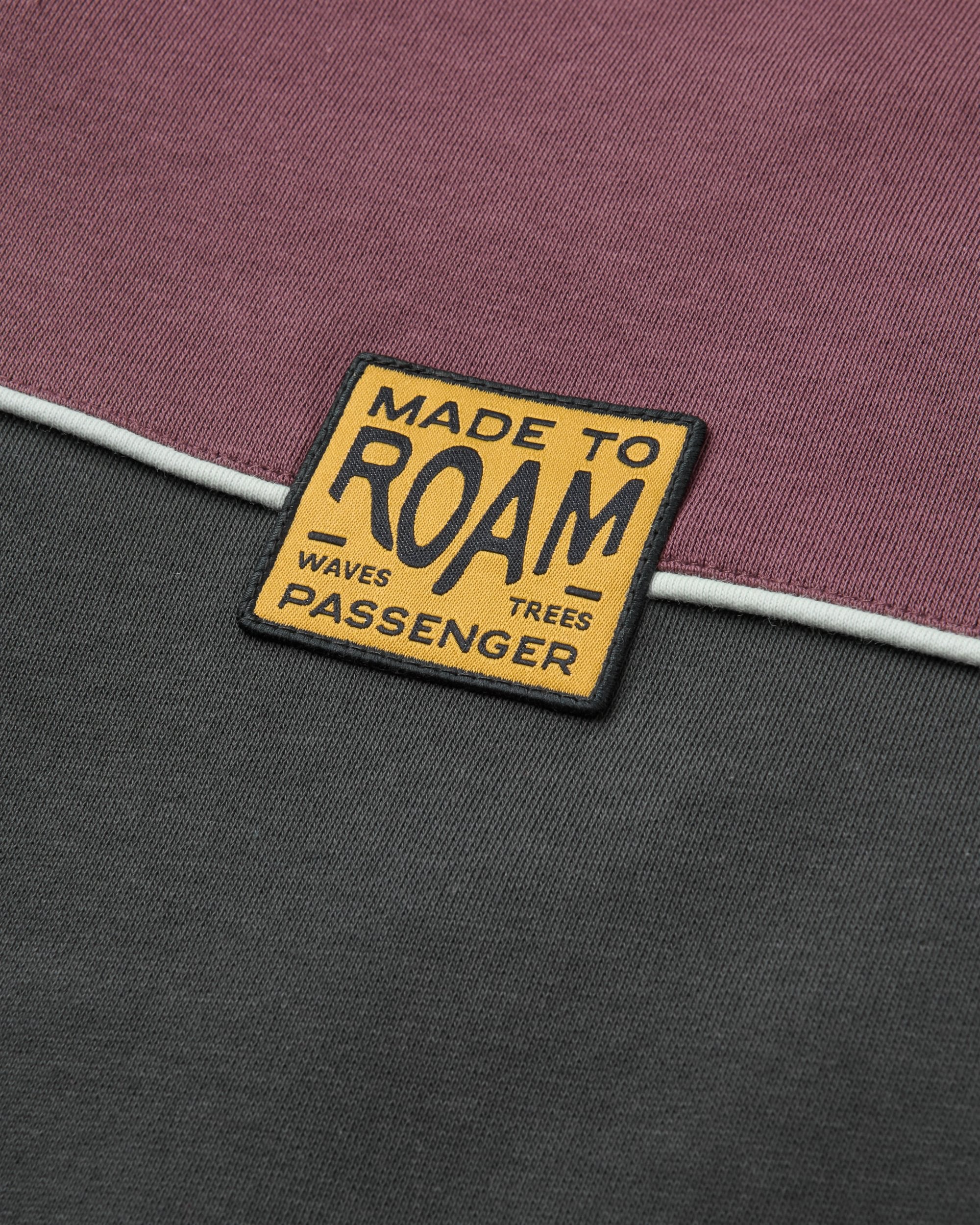 Pebble Organic Cotton Relaxed Fit Sweatshirt - Faded Black - Flatlay