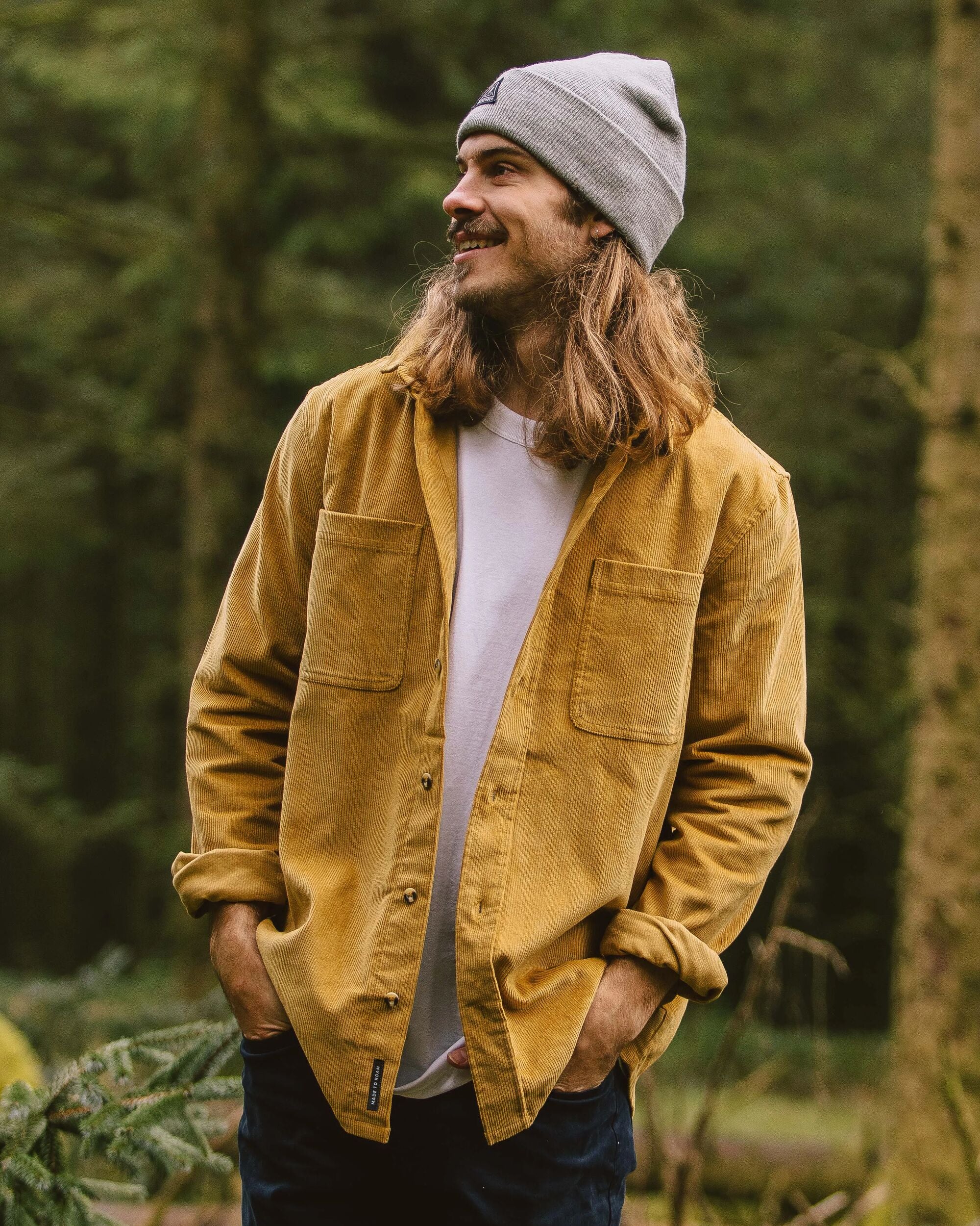 Backcountry Cord Shirt - Mustard Gold - Lifestyle