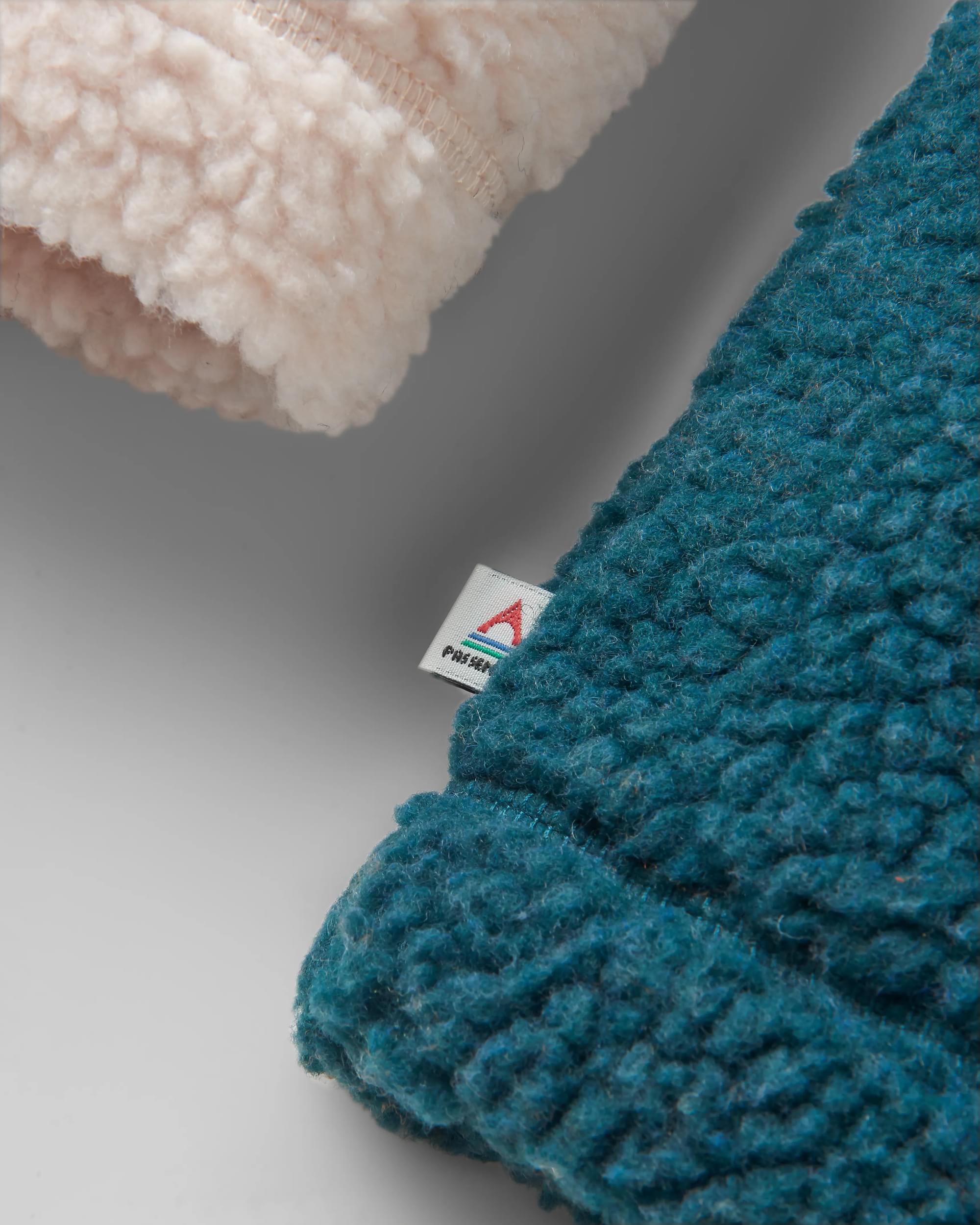 Create Recycled Deep-Pile Sherpa Fleece - Mediterranean - Flatlay