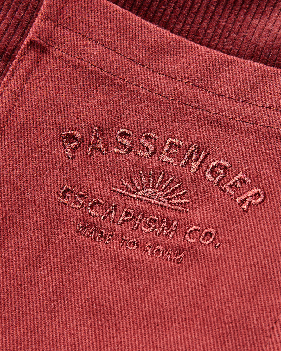 Kodiak Sherpa Lined Cord Shirt - Russet Brown