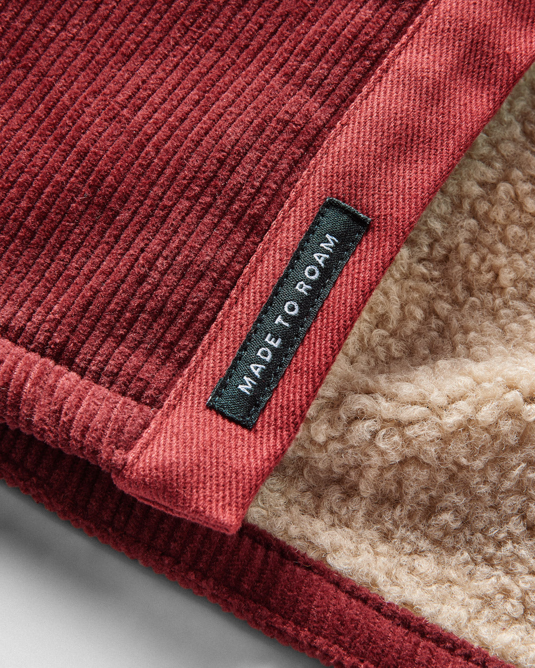 Kodiak Sherpa Lined Cord Shirt - Russet Brown