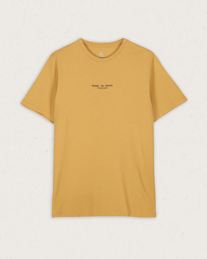 Sundown Recycled Cotton T-Shirt - Mustard Gold