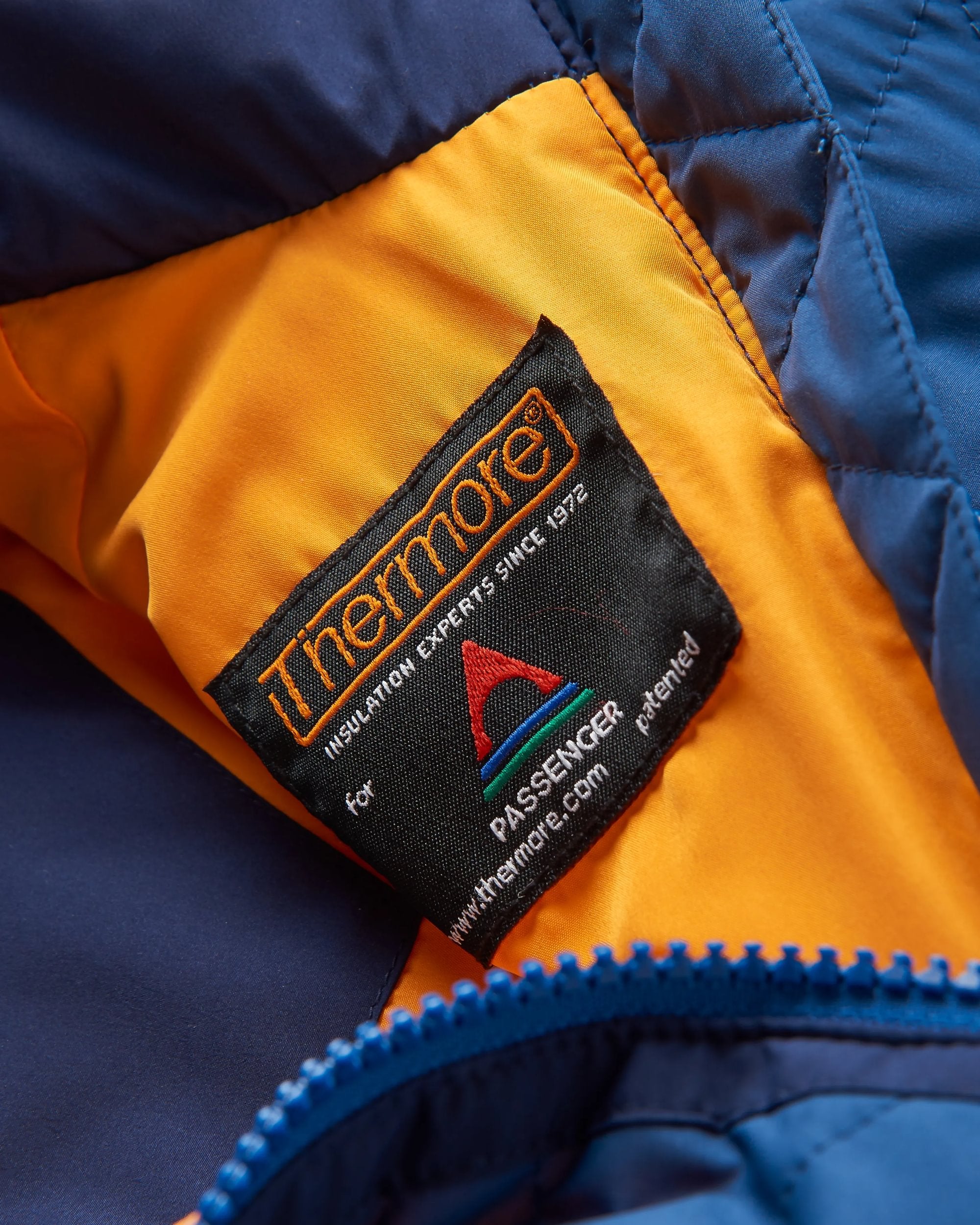 Pursue Recycled Thermore® Insulated Jacket - Dark Denim - Flatlay