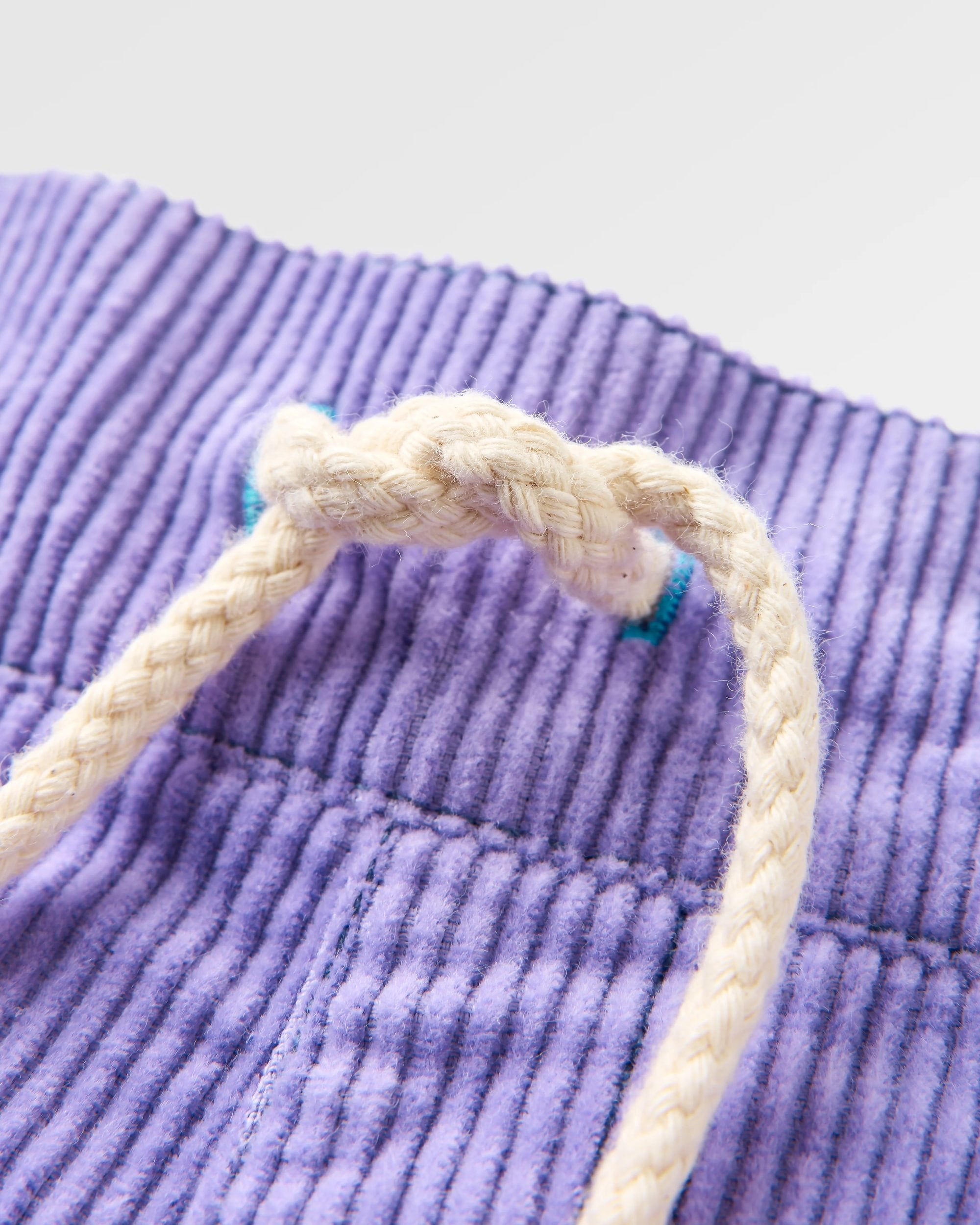 Avian Organic Cord Short - Retro Purple - Flatlay