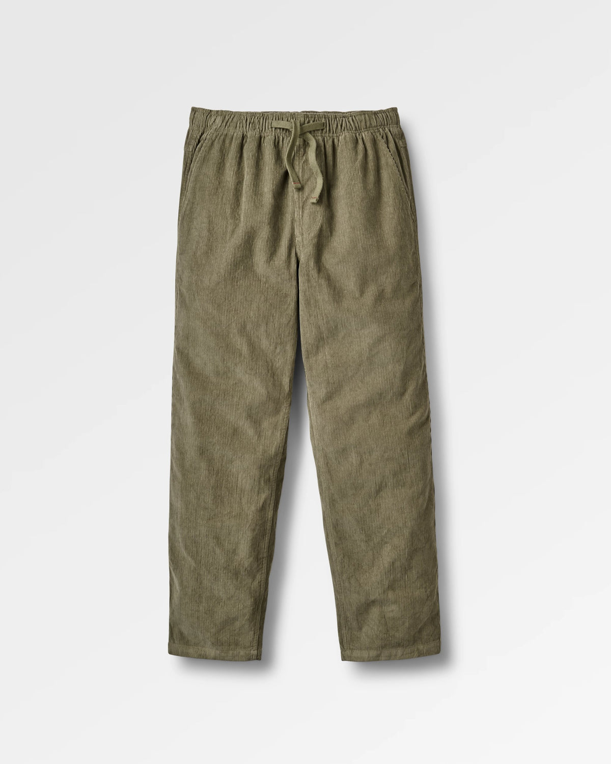 Drifter Cord Relaxed Fit Trouser - Dusty Olive - Flatlay