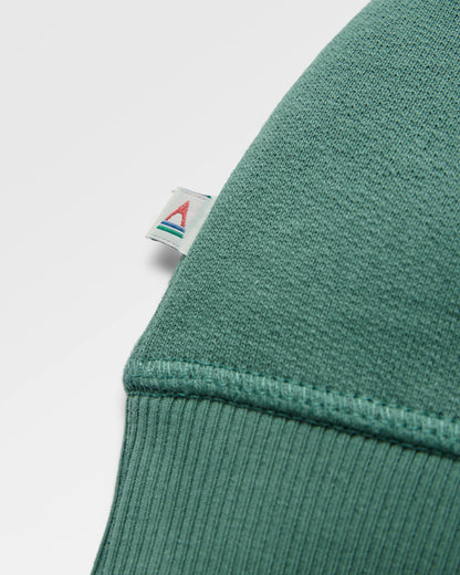 Roamer Men's Recycled Cotton Sweatshirt - Deep Ocean - Flatlay