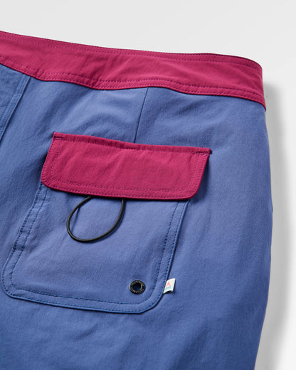 Cruiser Netplus® Recycled 19" Boardshort - Dark Denim - Flatlay