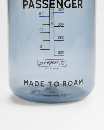 Nalgene 1L Wide Mouth Water Bottle - Black - Flatlay