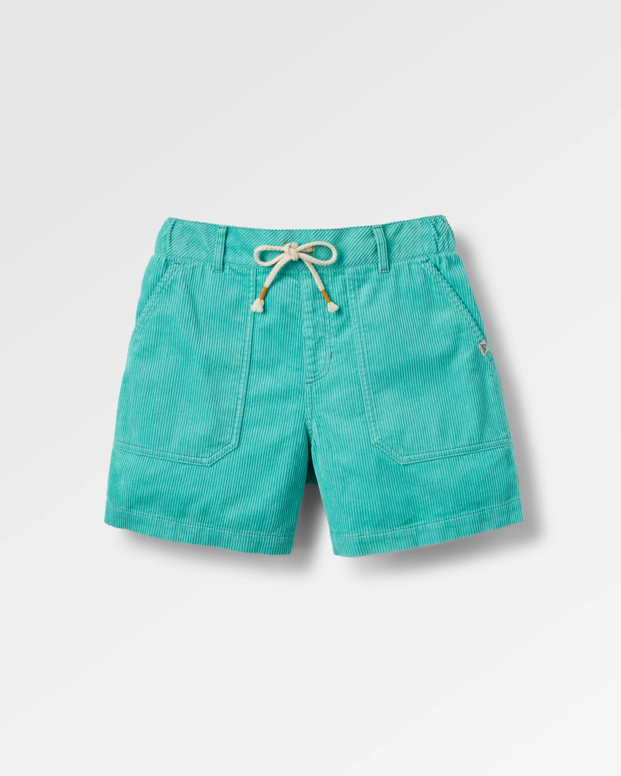 Avian Organic Cord Short - Aqua - Flatlay