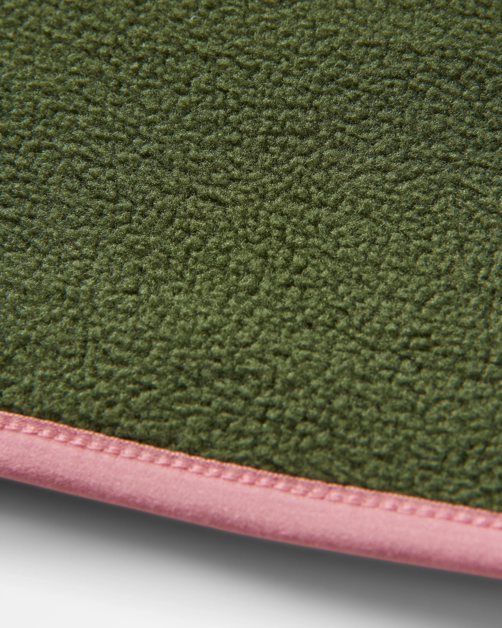 Beaumont Recycled Sherpa Hooded Fleece - Abstract Mountain Fir Tree - Flatlay