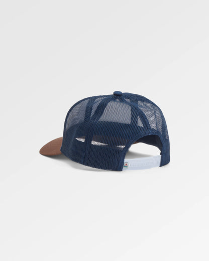 Odyssey Mesh Snapback Cap - Rich Navy/Rubber - Flatlay