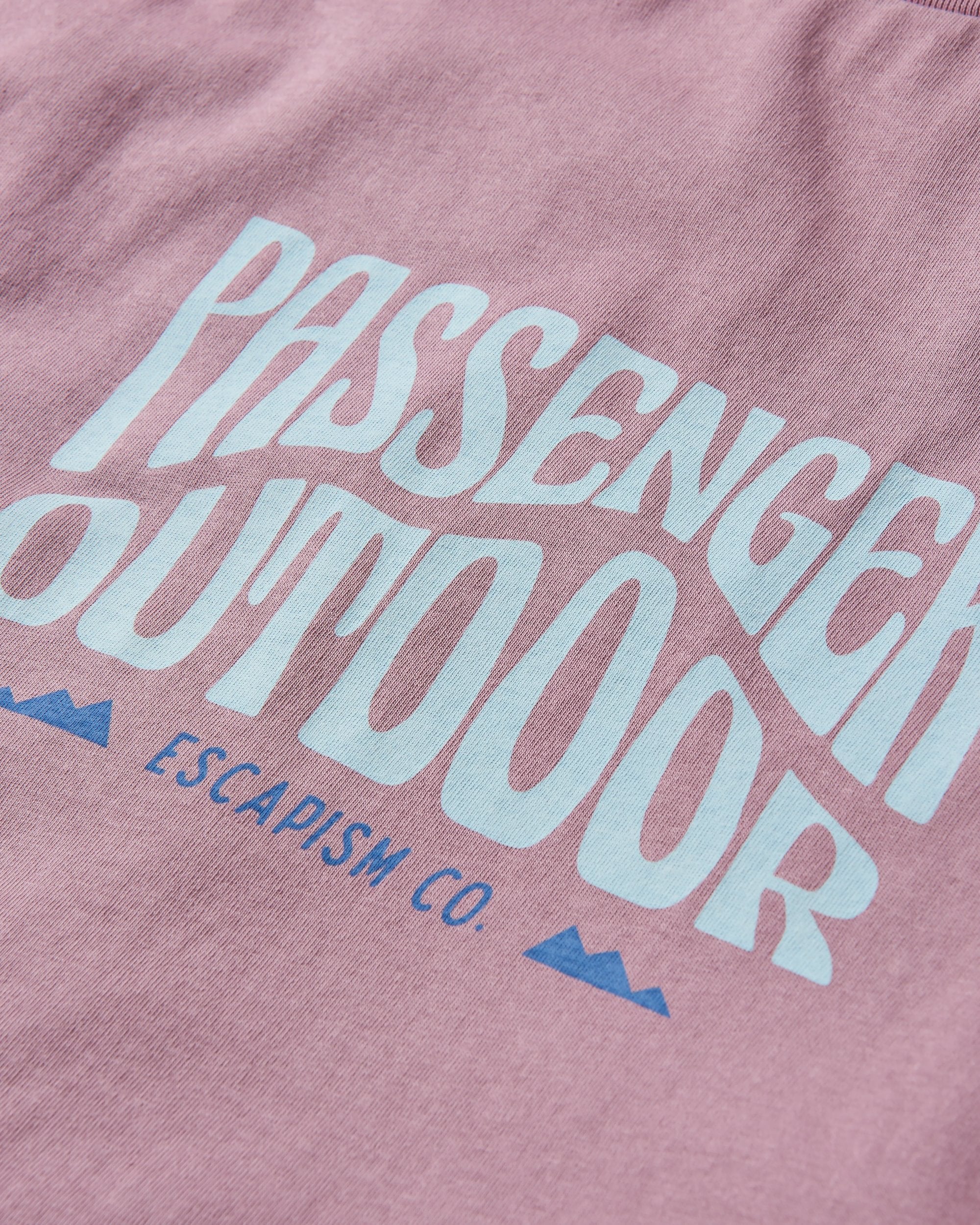 Yuca Recycled Cotton T-Shirt - Grape - Flatlay