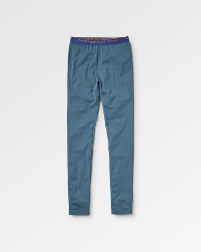 Snowscape Women's Merino Base Layer Bottom - Storm Grey - Flatlay