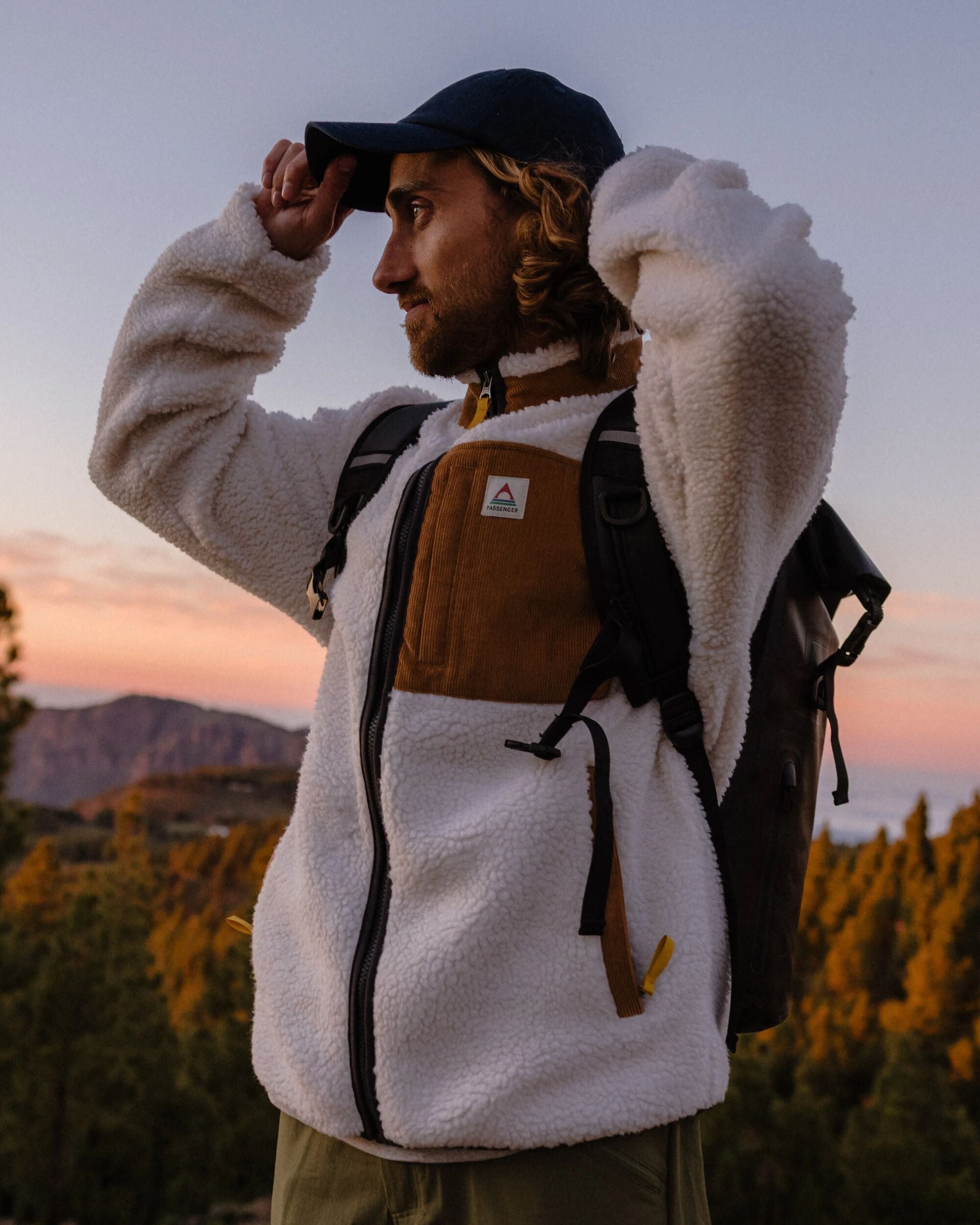 Trekker Deep-Pile Sherpa Fleece Warm Ivory – Passenger