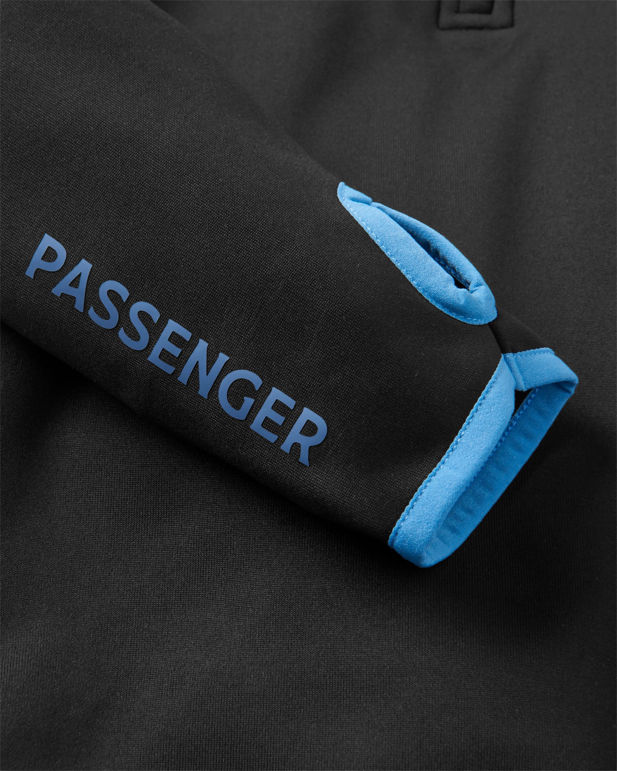 Wintergreen Recycled Polartec® Fleece Pullover - Black - Flatlay