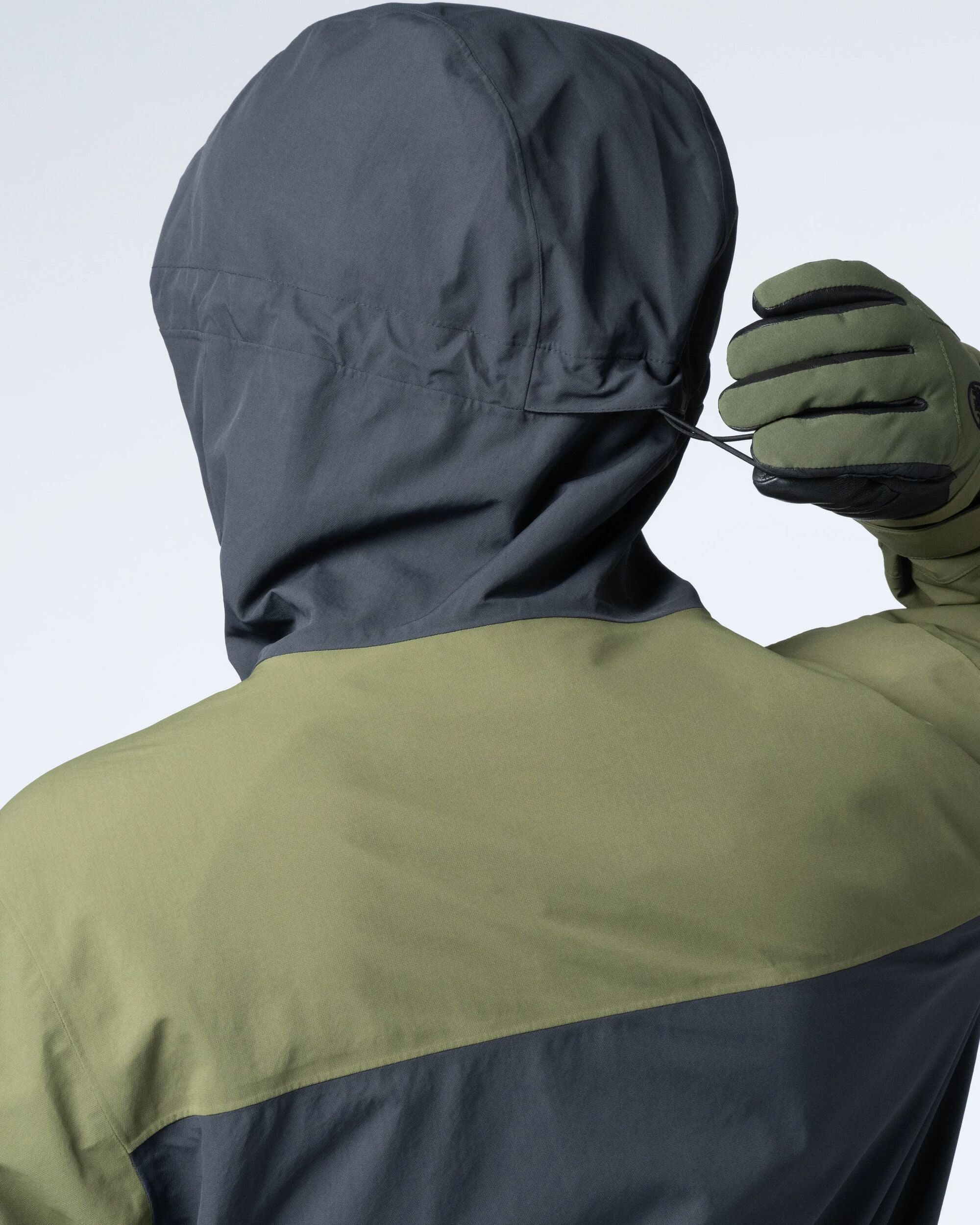 Snowscape Men's Recycled Jacket - Black - Flatlay