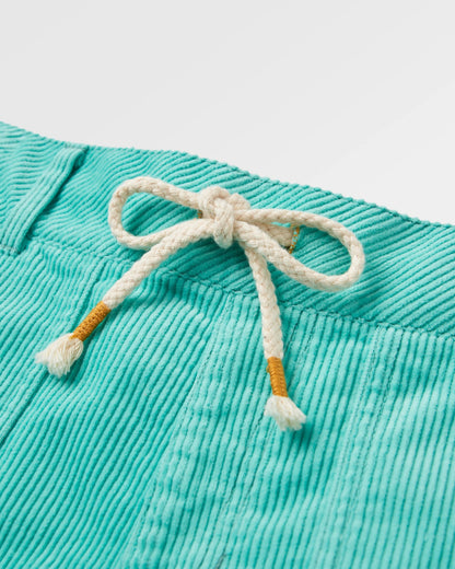 Avian Organic Cord Short - Aqua - Flatlay