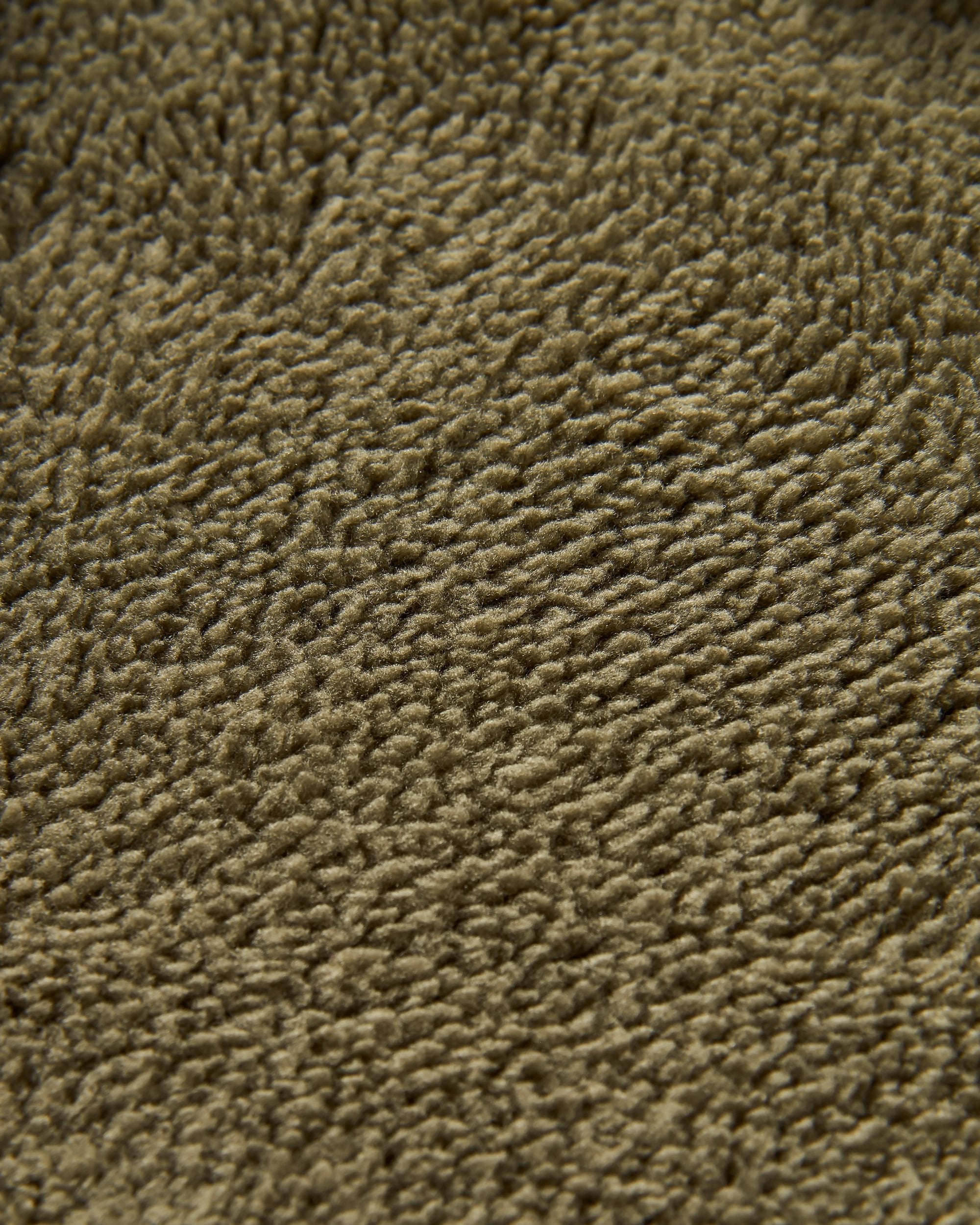 Firelight Sherpa Lined Overshirt - Dusty Olive/Dark Denim Check  - Flatlay