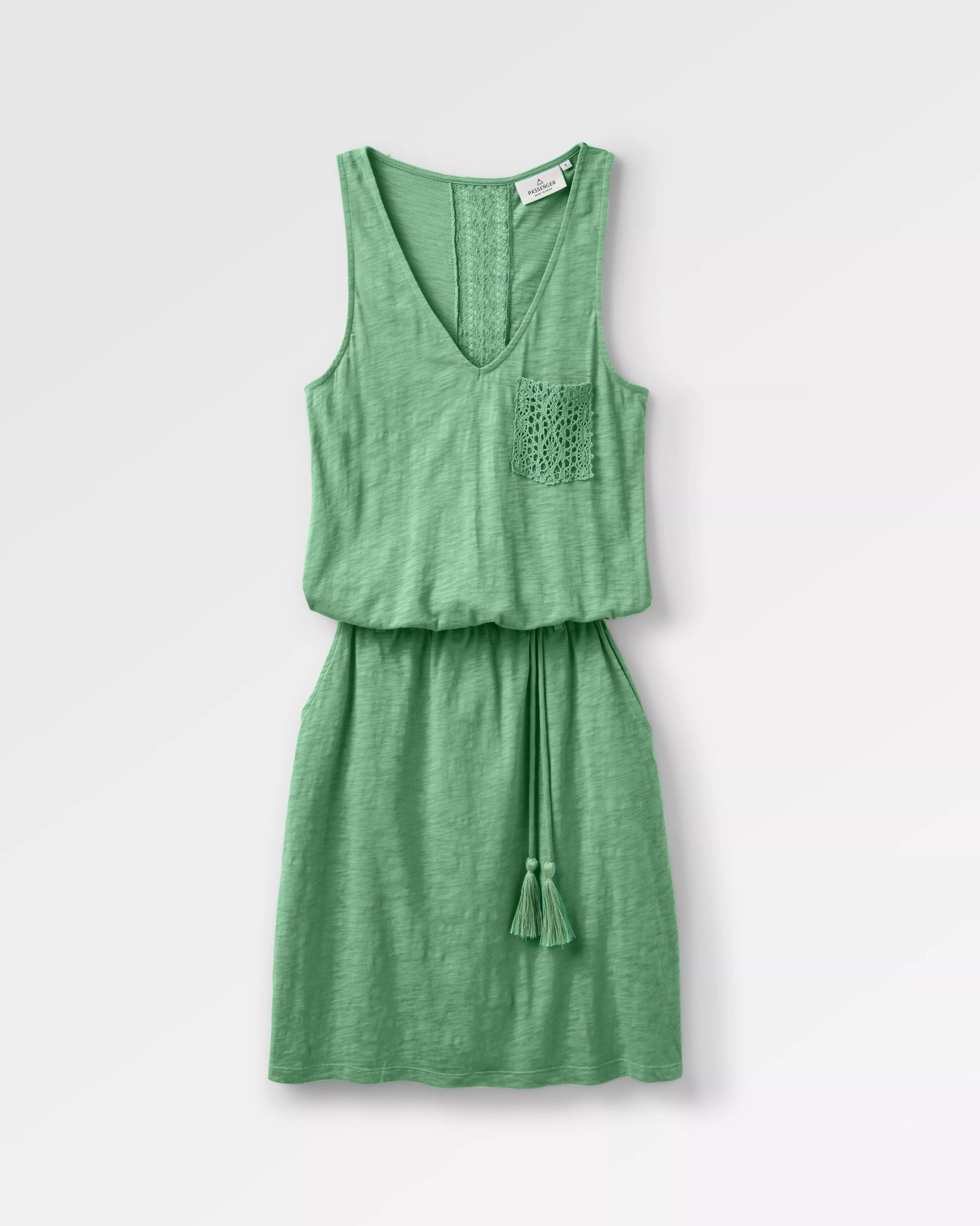 Rivergate Recycled Cotton Dress - Green Spruce