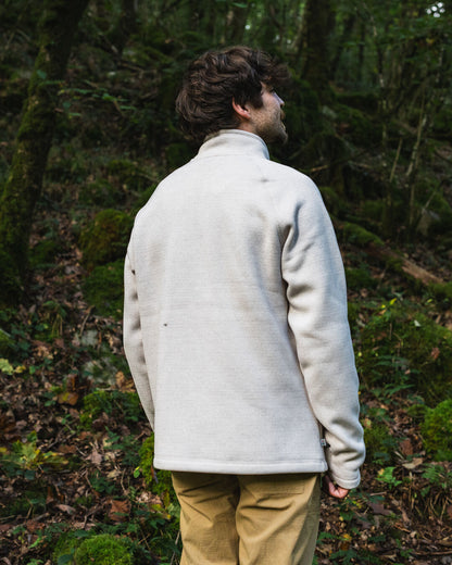 Male_Incline Recycled Polartec® Fleece - Vintage White