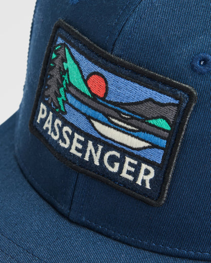 Roamer Mesh Trucker Cap - Rich Navy - Flatlay