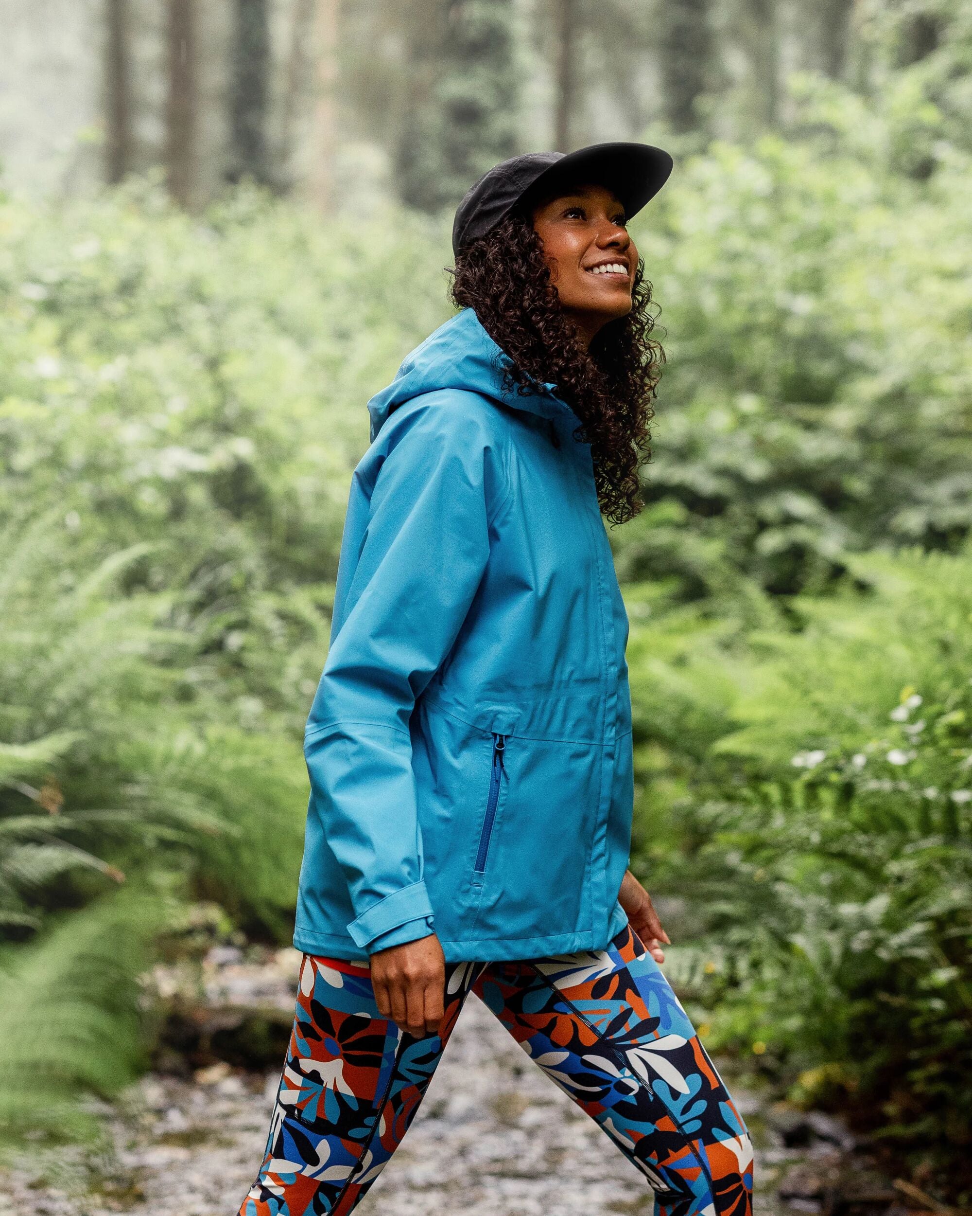 Five Element Recycled Waterproof Jacket - Bluejay - Lifestyle