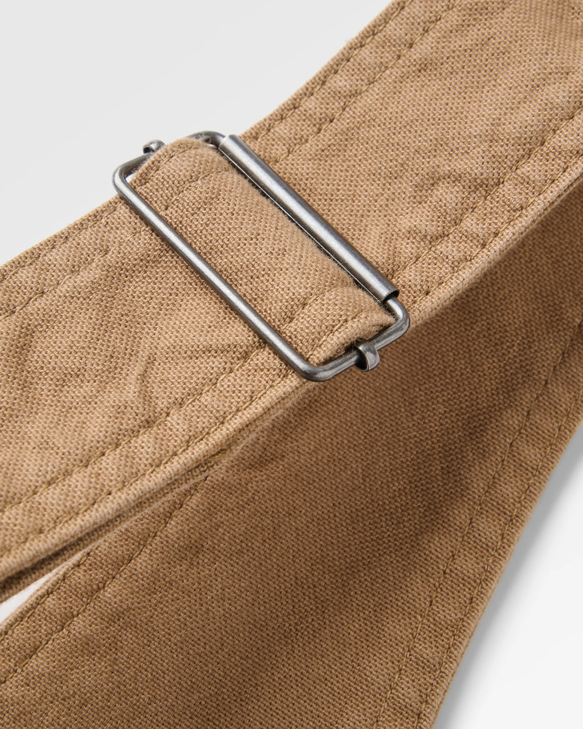 Vantage Cotton Canvas Dungaree - Caramel - Flatlay