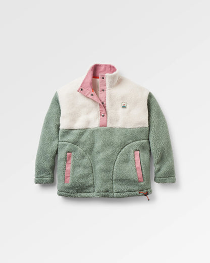 Create Recycled Deep-Pile Sherpa Fleece - Pistachio - Flatlay