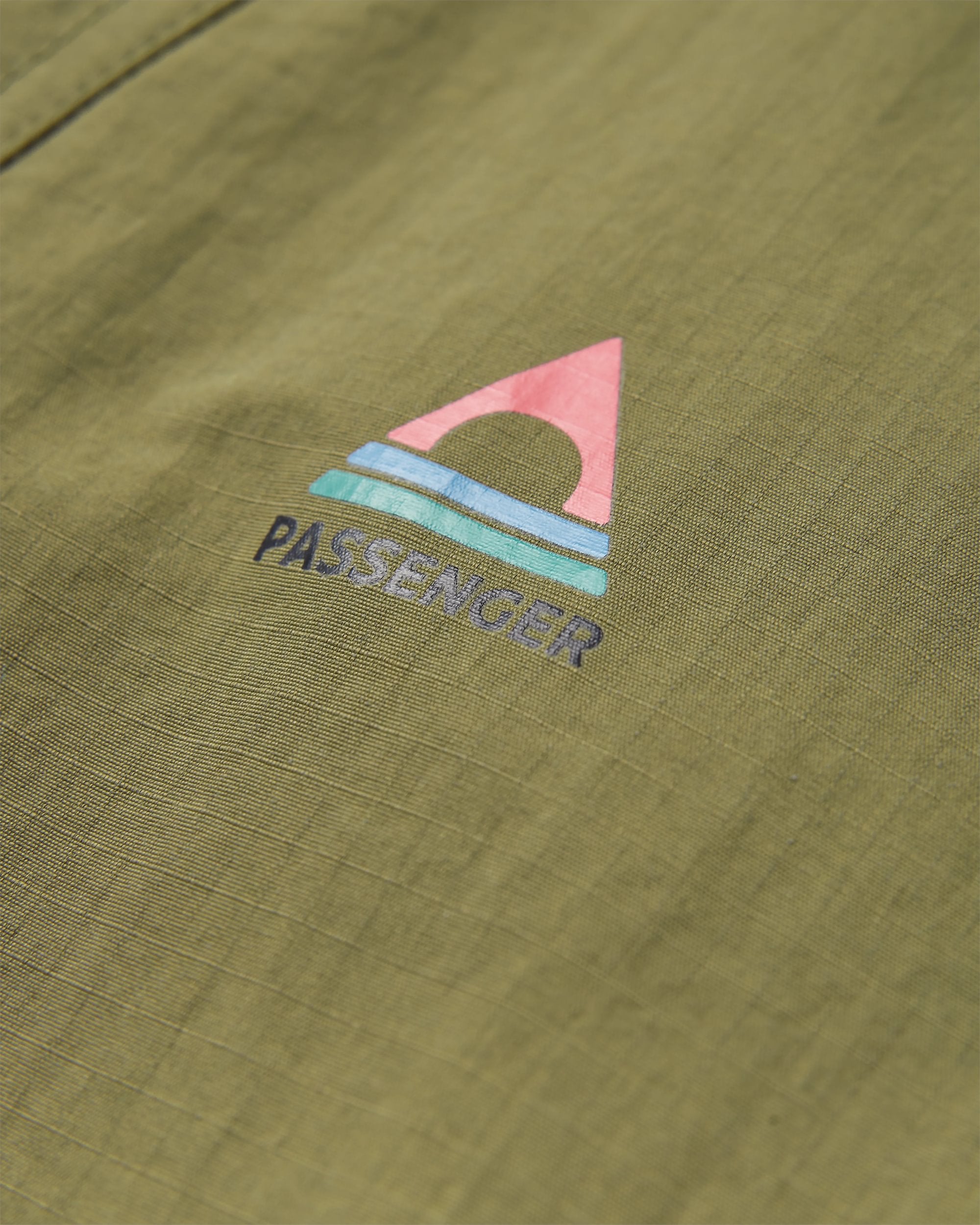 Seek Out Water Resistant Anorak - Khaki - Flatlay