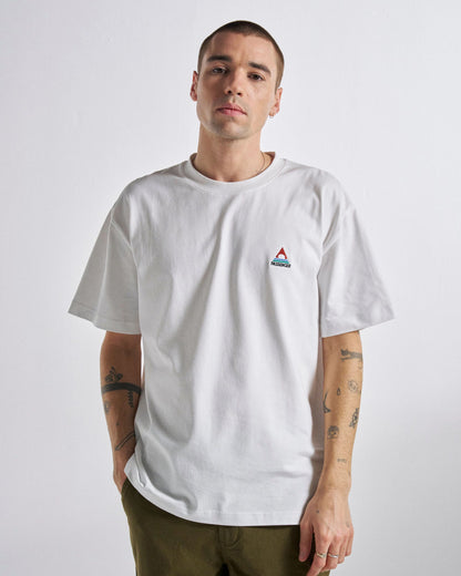 Vita Organic Relaxed Fit T-Shirt - White - Studio Model